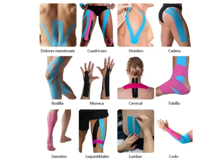 CINTA KINESIOLÓGICA TAPE 5CM X 5M MÁS TIJERA - Imagen 2