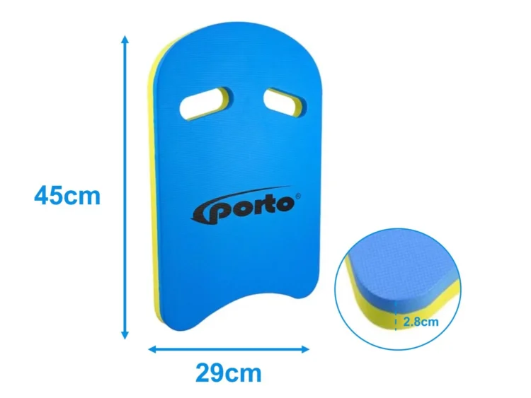 KIT PARA NATACIÓN TABLA GORRO LENTES PORTO JUNIOR - Imagen 5