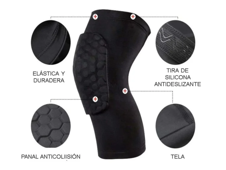 RODILLERAS DE PROTECCIÓN PARA BÁSQUET WINNER - Imagen 3