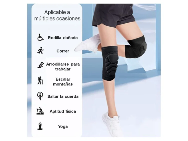 RODILLERAS ACOLCHADA PROTECTORA DEPORTIVA PARA TODO DEPORTE - Imagen 7