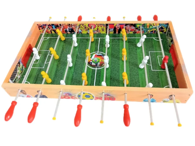 FULBITO DE MESA MANO DE MADERA REVERSIBLE - 5 JUEGOS EN 1