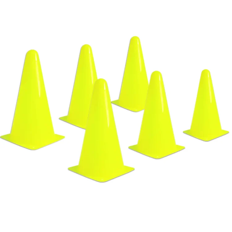 CONOS PARA ENTRENAMIENTOS DEPORTIVOS 25CM – PACK 6 UNIDADES - Imagen 2