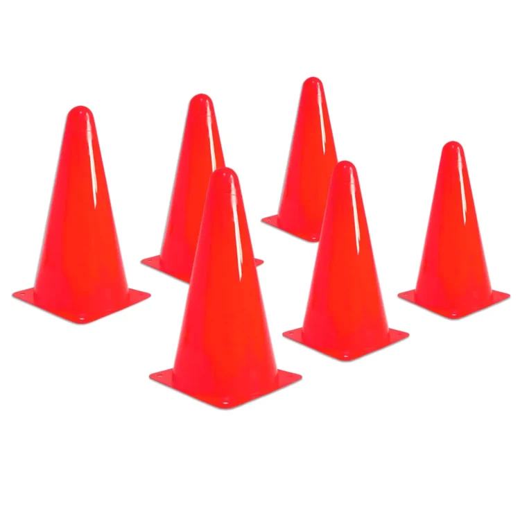 CONOS PARA ENTRENAMIENTOS DEPORTIVOS 25CM – PACK 6 UNIDADES - Imagen 5