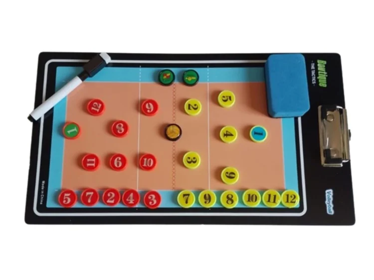 PIZARRA TABLA TÁCTICA MAGNÉTICA PARA ENTRENADOR DE VÓLEY - Imagen 3