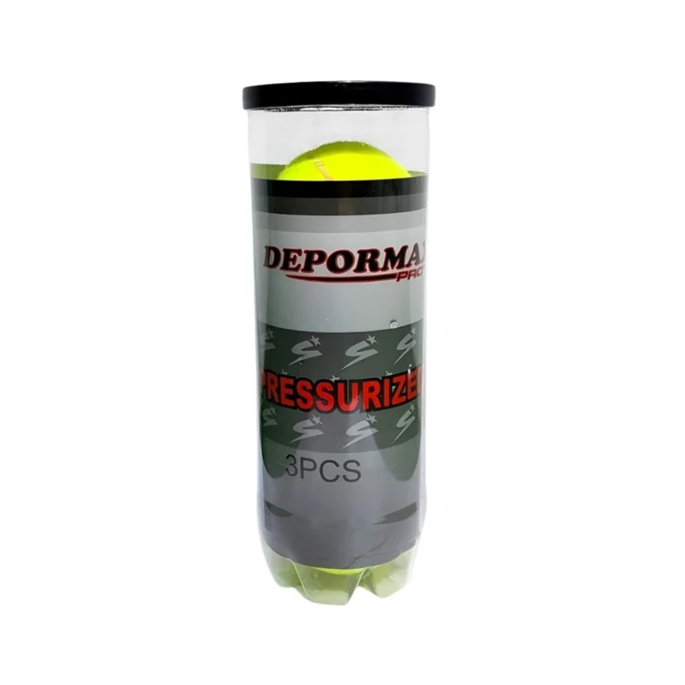 PELOTAS PARA TENIS DEPORMAX - TUBO 3 UNIDADES - Imagen 3