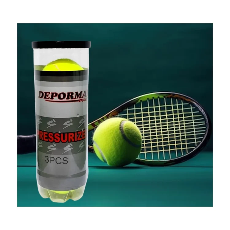 PELOTAS PARA TENIS DEPORMAX - TUBO 3 UNIDADES - Imagen 2