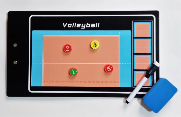 PIZARRA TABLA TÁCTICA MAGNÉTICA PARA ENTRENADOR DE VÓLEY - Imagen 2