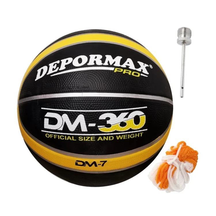 PELOTA PARA BÁSQUET TALLA #7 GOMA CELULAR DM- 360 DEPORMAX - Imagen 4
