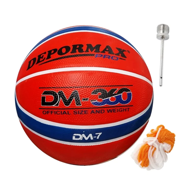 PELOTA PARA BÁSQUET TALLA #7 GOMA CELULAR DM- 360 DEPORMAX - Imagen 10