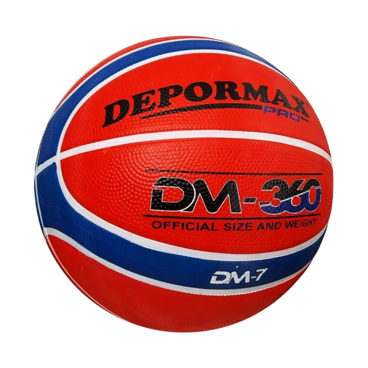 PELOTA PARA BÁSQUET TALLA #7 GOMA CELULAR DM- 360 DEPORMAX - Imagen 9