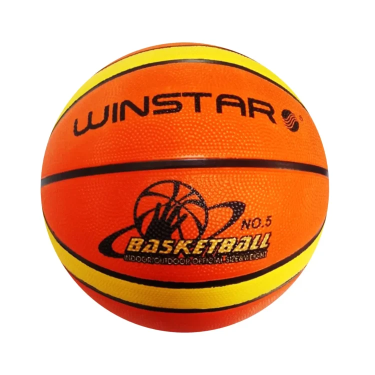 PELOTA PARA BÁSQUET TALLA #5 GOMA CELULAR  WINSTAR - Imagen 2