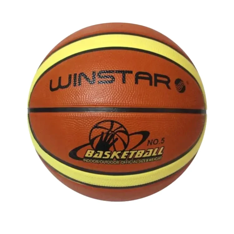 PELOTA PARA BÁSQUET TALLA #5 GOMA CELULAR  WINSTAR - Imagen 5