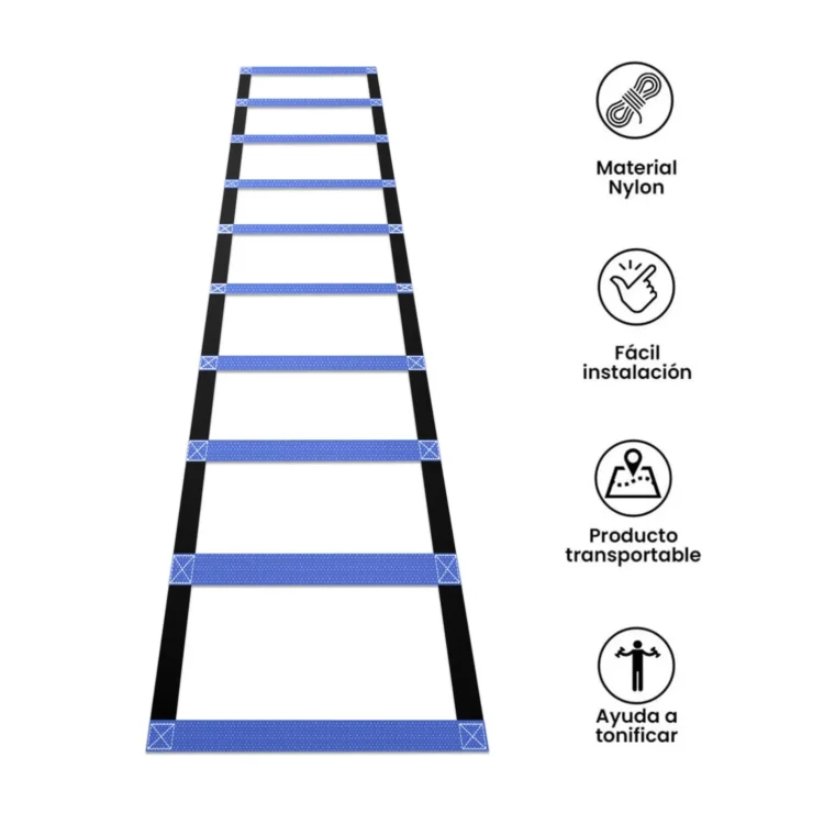 ESCALERA PARA AGILIDAD Y COORDINACIÓN CON BOLSA DE ALMACENAMIENTO - Imagen 2