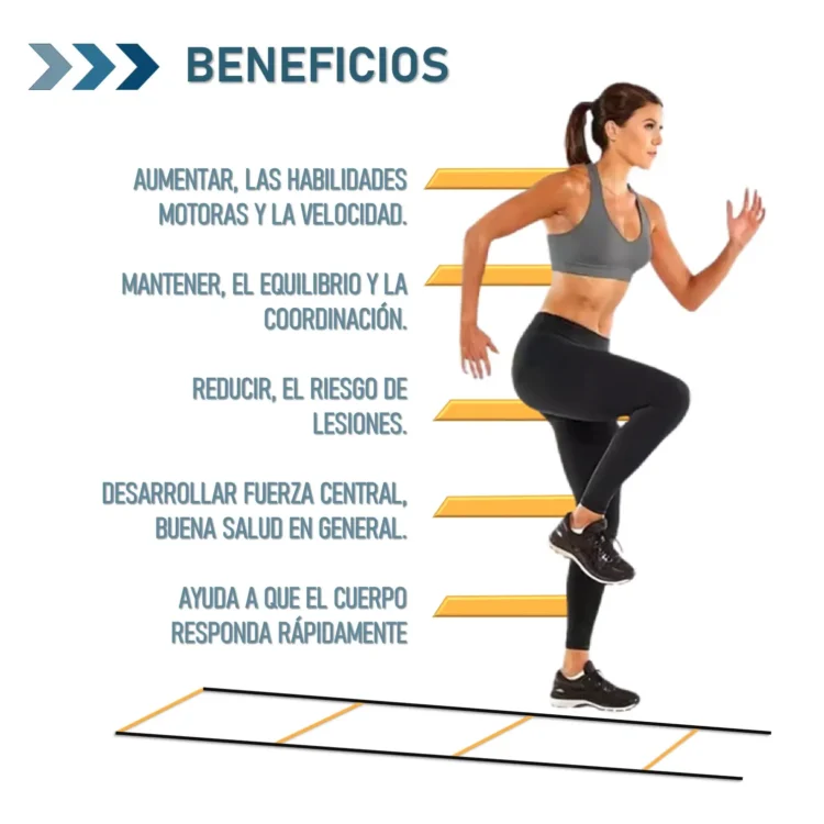 ESCALERA PARA AGILIDAD Y COORDINACIÓN CON BOLSA DE ALMACENAMIENTO - Imagen 4