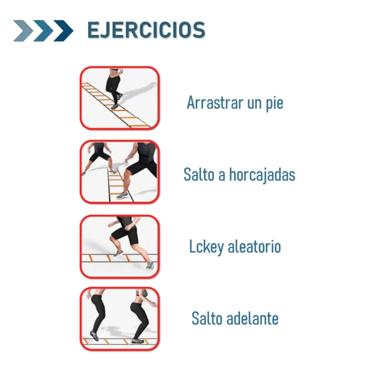 ESCALERA PARA AGILIDAD Y COORDINACIÓN CON BOLSA DE ALMACENAMIENTO - Imagen 5