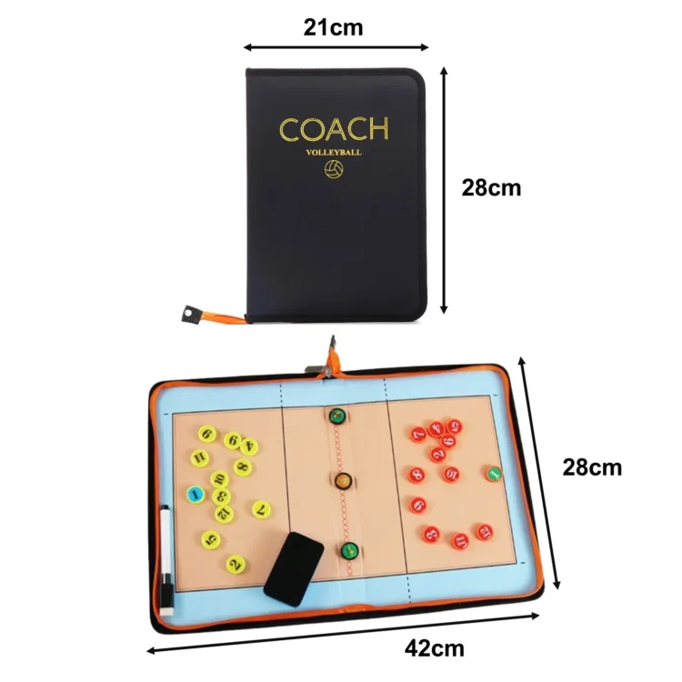 PIZARRA TÁCTICA  LIBRO PEGABLE MAGNÉTICO DE VÓLEY PARA ENTRENADOR - Imagen 5
