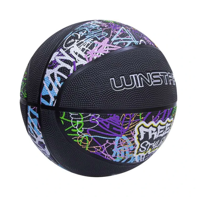 PELOTAS PARA BÁSQUET TALLA #5 GOMA FREE STYLE/ RUSH WINSTAR - Imagen 6