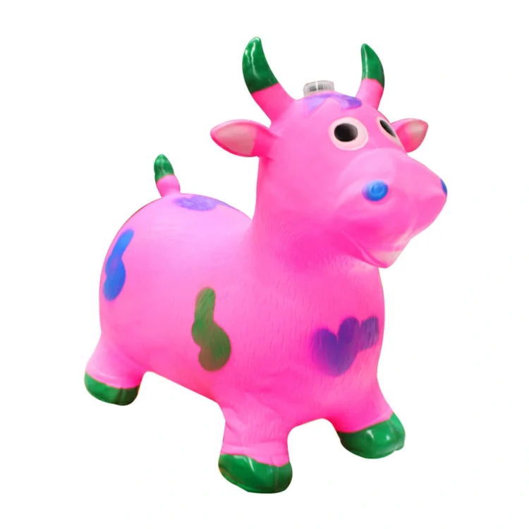 VACA SALTARIN INFLABLE PARA NIÑOS Y NIÑAS