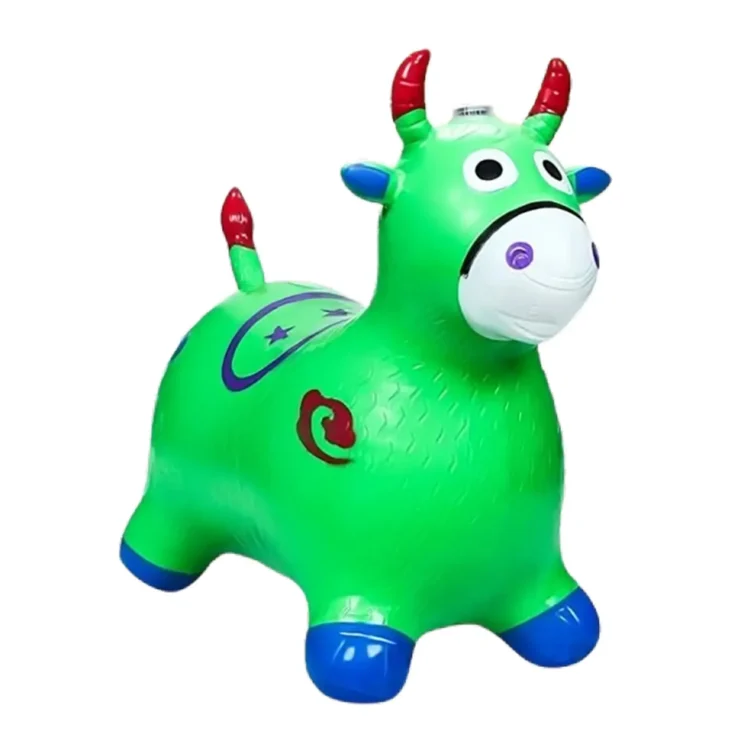 VACA SALTARIN INFLABLE PARA NIÑOS Y NIÑAS - Imagen 2