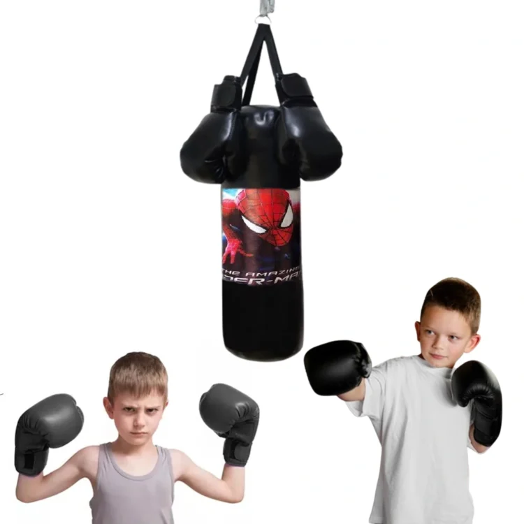 SACO DE BOX INFANTIL CON PAR DE GUANTES - Imagen 2