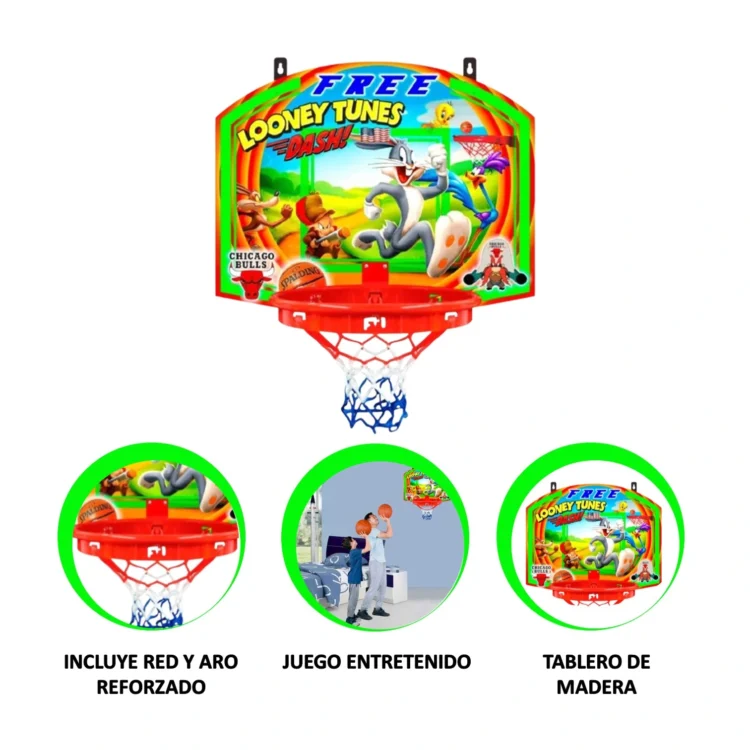 TABLERO DE BÁSQUET PARA NIÑOS - Imagen 2