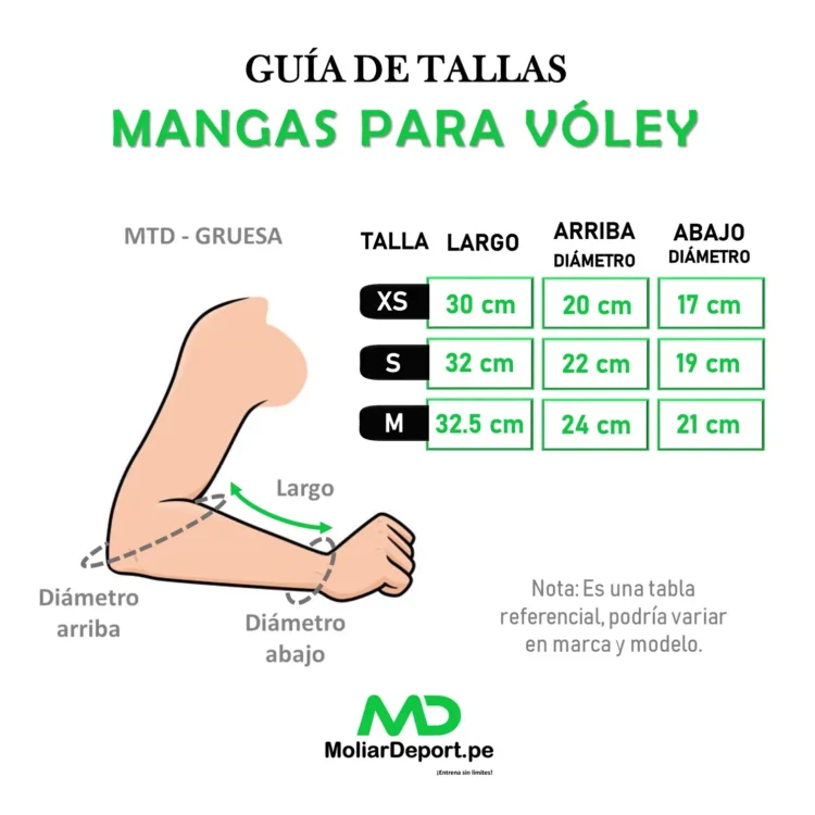 MANGAS PARA VÓLEY GRUESA POLIESTER MTD - Imagen 2