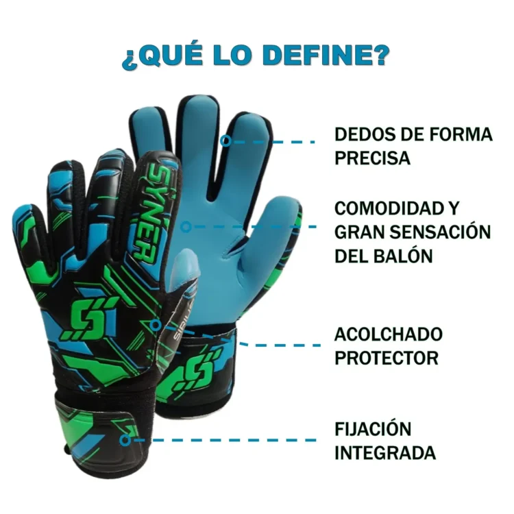 GUANTES PARA ARQUERO DE FÚTBOL SIRIUS SYNER - Imagen 3