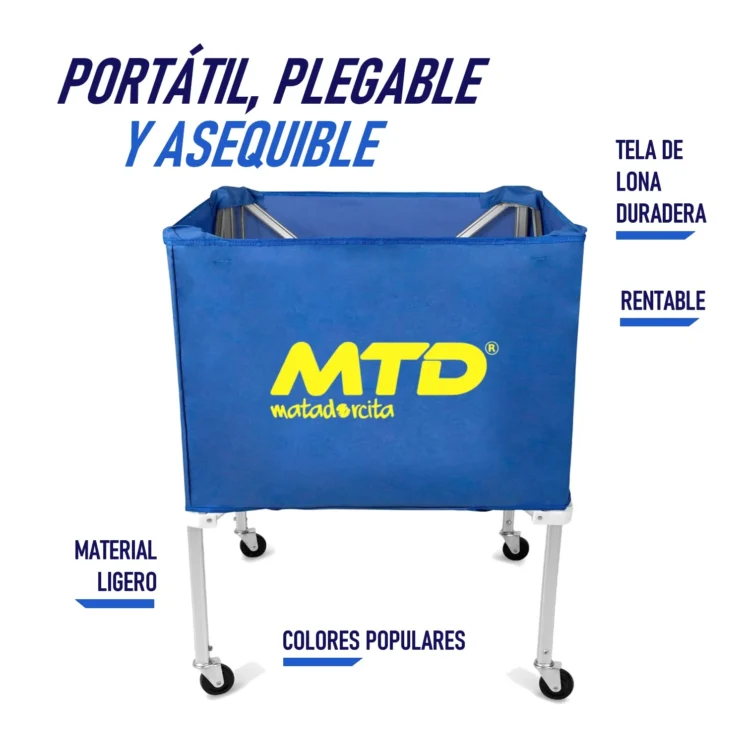 CARRITO RODANTE DE ALMACENAMIENTO PARA PELOTAS DEPORTIVAS MTD - Imagen 3