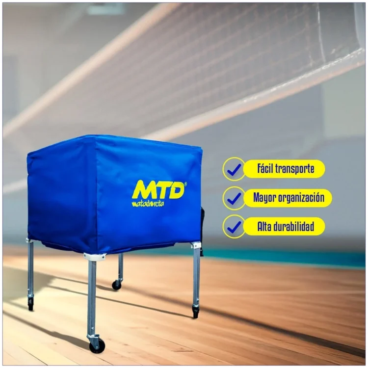 CARRITO RODANTE DE ALMACENAMIENTO PARA PELOTAS DEPORTIVAS MTD - Imagen 7
