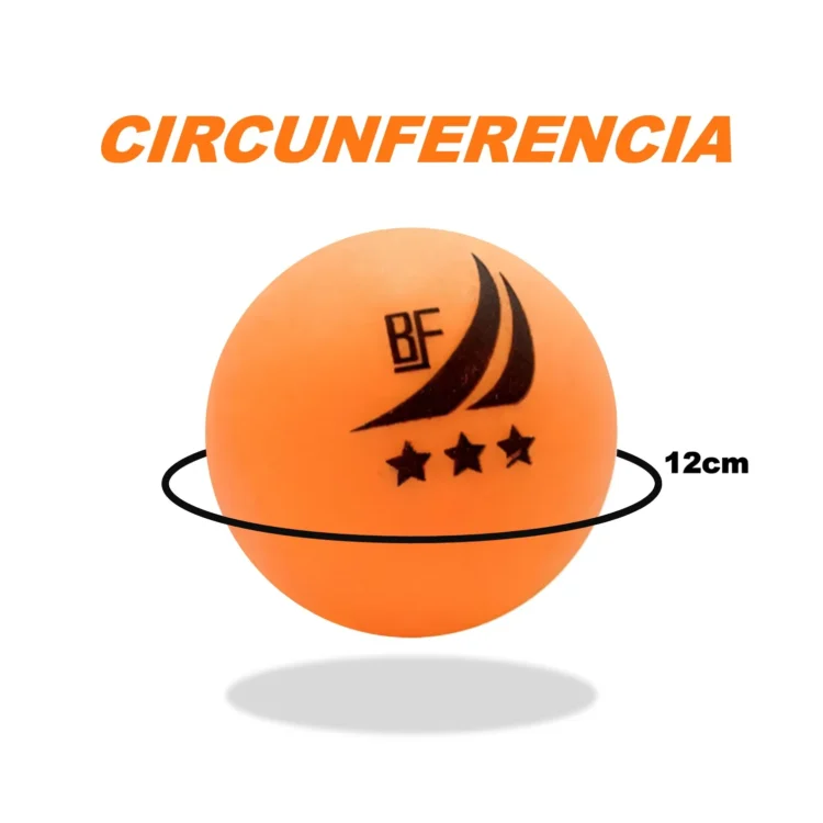 PELOTAS PARA PING PONG 3 ESTRELLAS POTE DE 60 PCS FUBBALL - Imagen 6