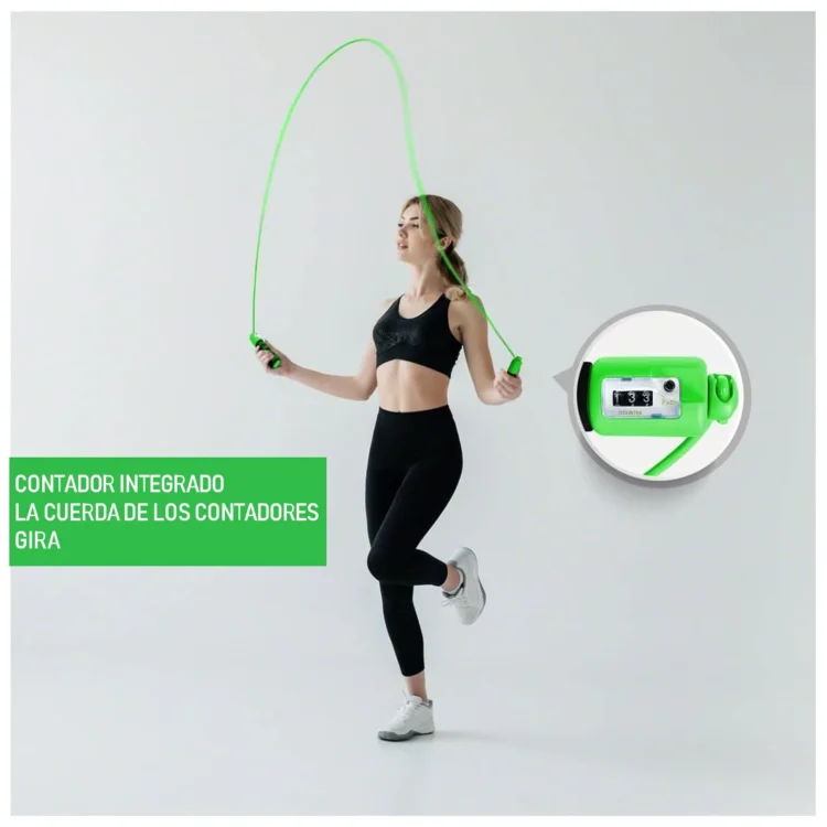SALTA SOGA CON CONTADOR ELECTRÓNICO PARA ENTRENAMIENTO - 3 METROS - Imagen 8