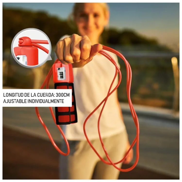 SALTA SOGA CON CONTADOR ELECTRÓNICO PARA ENTRENAMIENTO - 3 METROS - Imagen 10