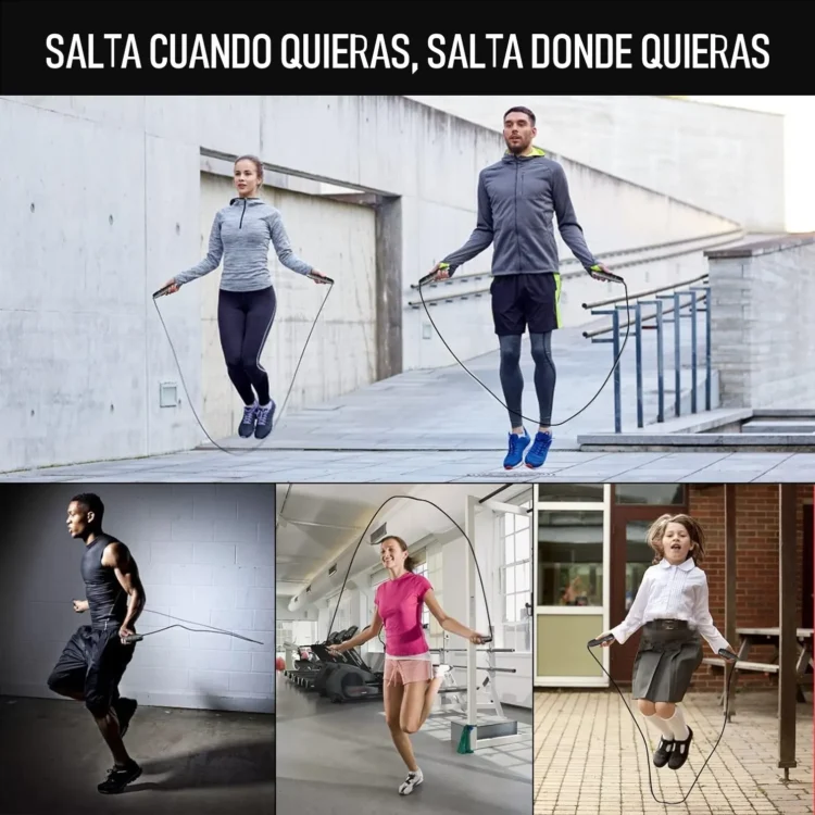 SALTA SOGA CON CONTADOR ELECTRÓNICO PARA ENTRENAMIENTO - 3 METROS - Imagen 11