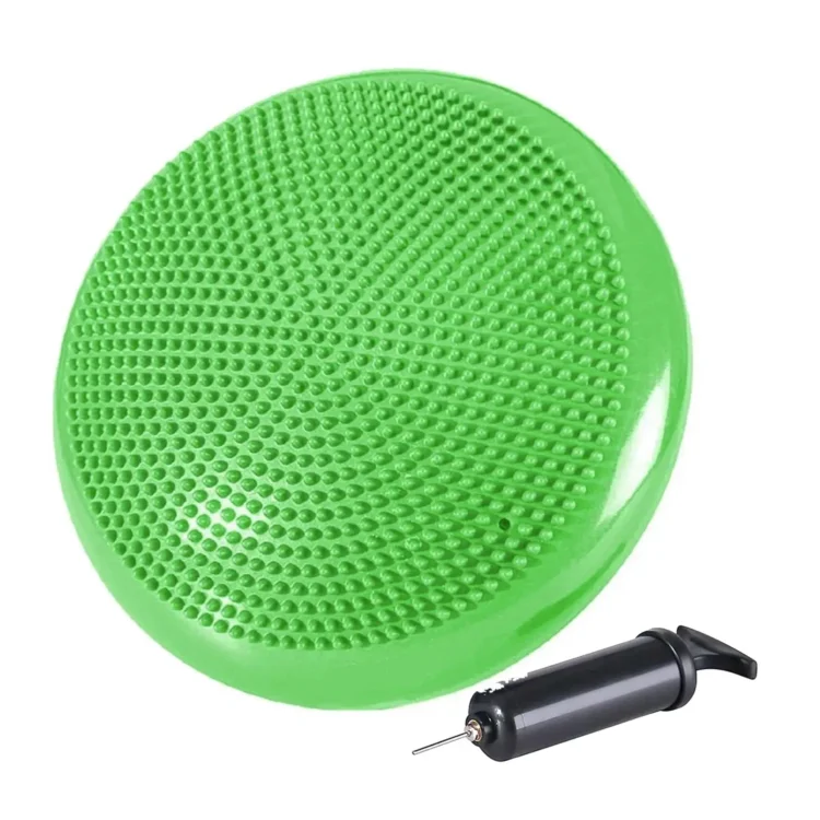 DISCO DE EQUILIBRIO CON INFLADOR PILATES YOGA FITNESS - Imagen 4